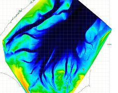 Contour Chart Produced by Geomatix of Wash UK