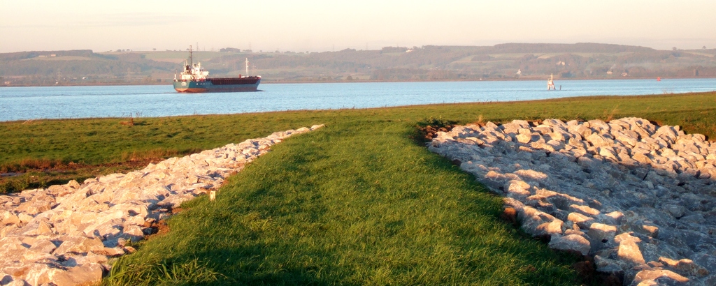 Sea Defences, Humber Estuary, UK
